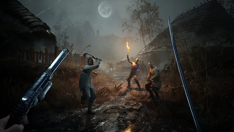 Valor Mortis official game artwork Official Valor Mortis gameplay in a ruined village